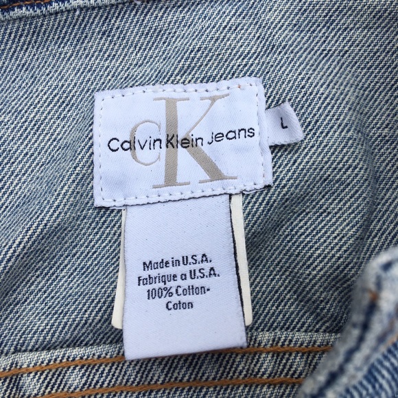 Calvin Klein denim vest with collar - Picture 3 of 4